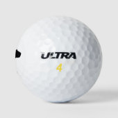 Balles De Golf Capybara Silhouette - Animal noir (Logo)