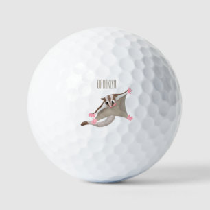 Balles De Golf Caricature de planeur de sucre joyeux