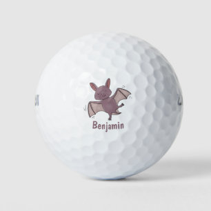 Balles De Golf Caricature de vol de chauve-souris