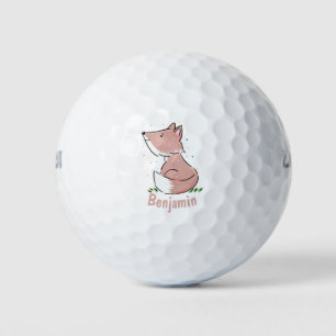 Balles De Golf Caricature pour bébé renard