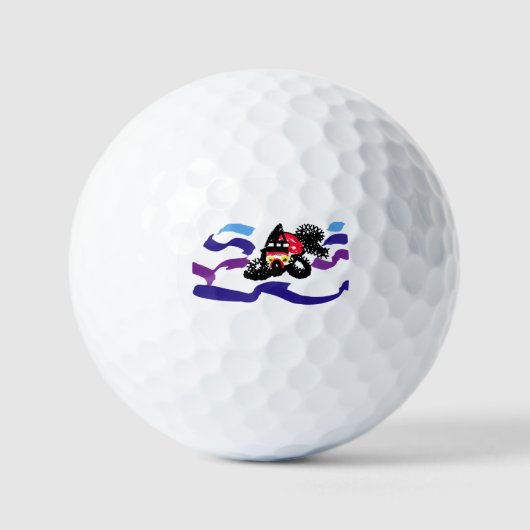 Balles De Golf Carpe koï de joie (Recto)