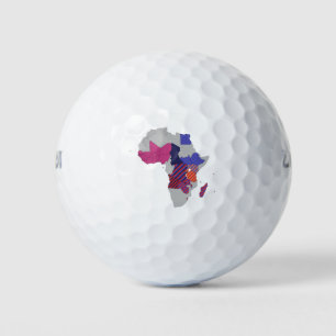Balles De Golf Carte Afrique Géographie politique Continent