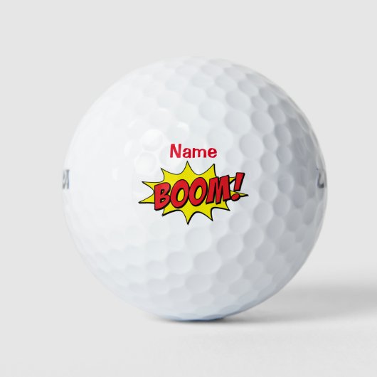 Balles De Golf Cartoon Boom Thunder_Cove (Devant)
