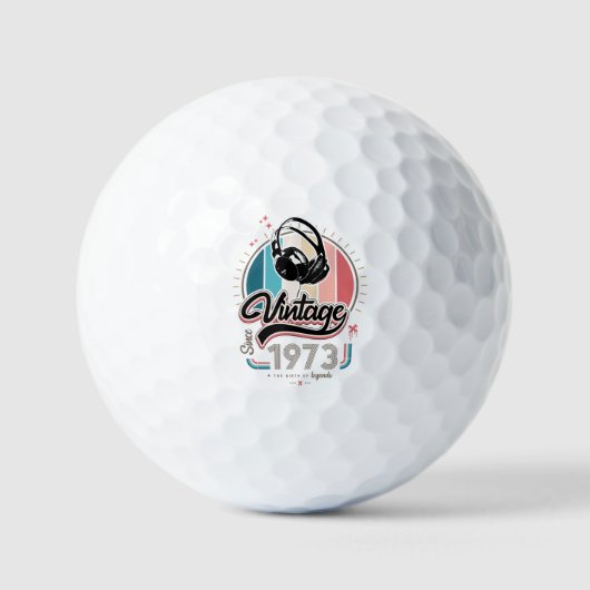 Balles De Golf Casques vintages depuis 1973 (Recto)