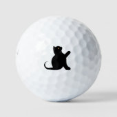 Balles De Golf Cat dit bonjour (Devant)
