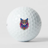 Balles De Golf Cat vectoriel (Recto)