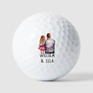Balles De Golf Caution père et fille (10)