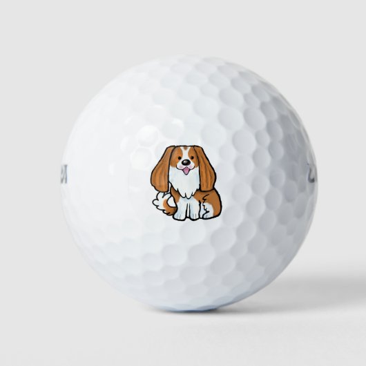 Balles De Golf Cavalier King Charles Spaniel (Devant)
