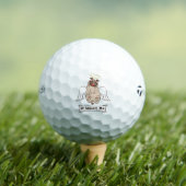 Balles De Golf Ce n'était pas moi ange pug citation drôle (T-shirt Insitu)