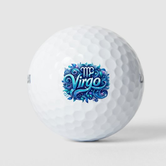 Balles De Golf Celebrating Virgo (Devant)