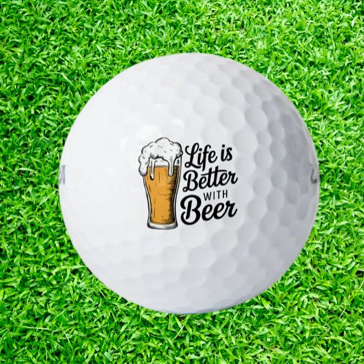 Balles De Golf Célébration de la Bière