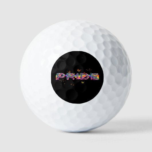 Balles De Golf Célébrer la fierté (Recto)