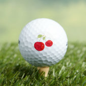 Balles De Golf Cerises d'aquarelle (T-shirt Insitu)