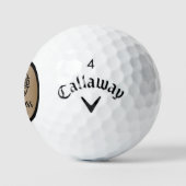 Balles De Golf Certifié Smartass Or (Logo)