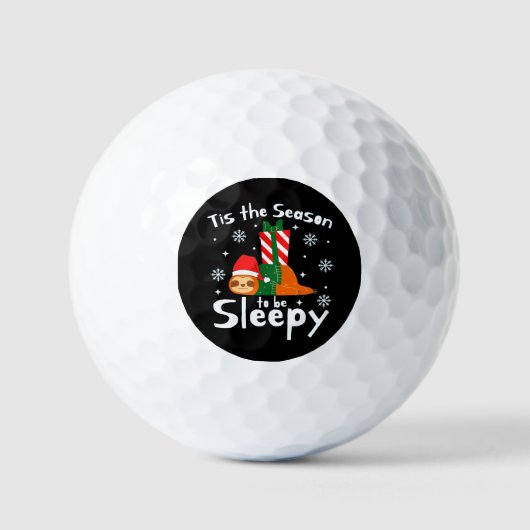 Balles De Golf C'Est La Saison D'Être Sommeil Pour La Saison De N (Recto)