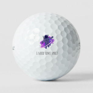Balles De Golf 'C'est l'heure de prendre de l'espace' Cadeau drôl
