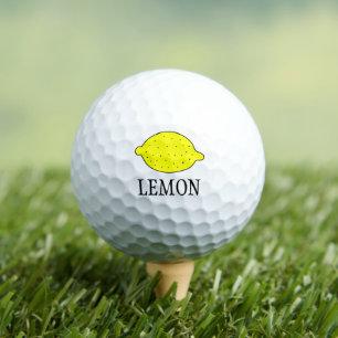 Balles De Golf C'est un ballon de golf au citron