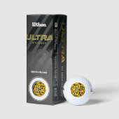 Balles De Golf C'est un garçon ! Étoiles Jaune (Emballage)