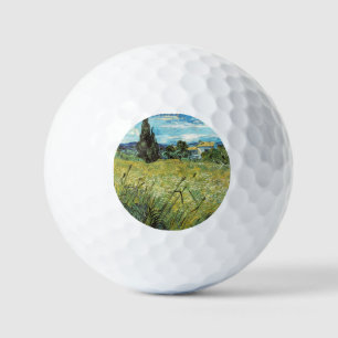 Balles De Golf Champ de blé vert Vincent van Gogh