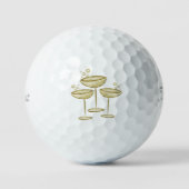 Balles De Golf Champagne  (Recto)
