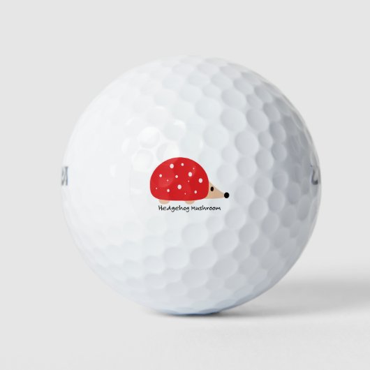 Balles De Golf Champignon de Hérisson mignon et drôle (Devant)