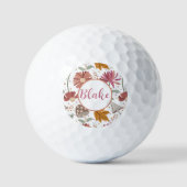 Balles De Golf Champignons et fleurs Dames (Recto)