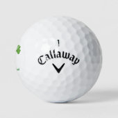 Balles De Golf Chance & Rires 'Irish You A Great Round' Cadeau Am (Logo)