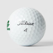 Balles De Golf Chanceux depuis l'année (Logo)