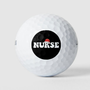 Balles De Golf Chapeau de Père Noël infirmière Noël soins infirmi