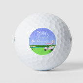 Balles De Golf  Char Golf Cart Golf Mariage Shower  (Devant)