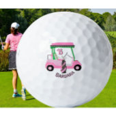 Balles De Golf Charming Unique Golf Cart Clubs Monogramme Nom
