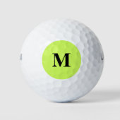 Balles De Golf Chartreuse couleur solide (Devant)