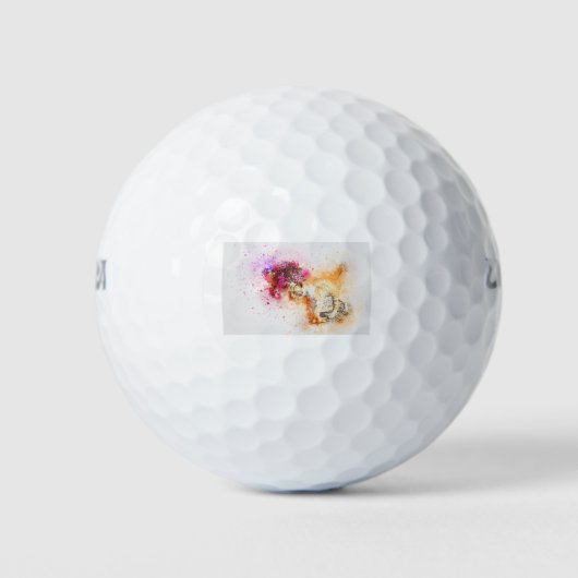 Balles De Golf Chat 1 (Devant)