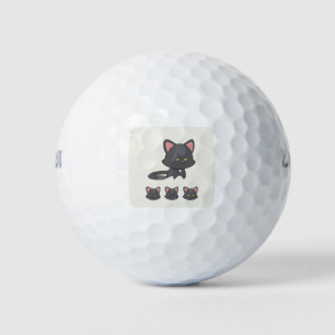 Balles De Golf Chat Animal mignonne Amour Kitten Amitié Feline