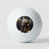 Balles De Golf Chat blanc de la Renaissance (Recto)