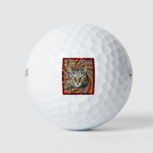 Balles De Golf Chat cool - VOUS ACCEPTEZ Votre Cadeau !