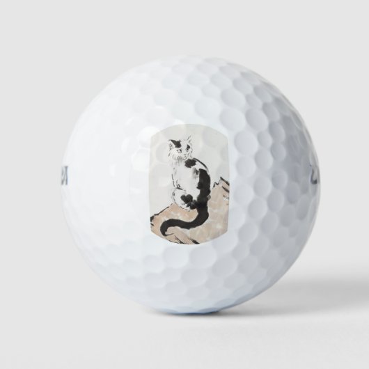 Balles De Golf Chat (de Xu Beihong) (Devant)