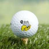 Balles De Golf Chat en banane (T-shirt Insitu)