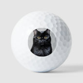 Balles De Golf Chat noir (Recto)
