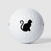 Balles De Golf Chat noir (Devant)
