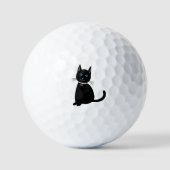 Balles De Golf Chat noir (Recto)