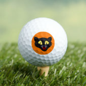 Balles De Golf Chat noir Halloween (T-shirt Insitu)
