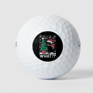 Balles De Golf Chat Quel Drôle De Chat Noir Poussant L'arbre De N