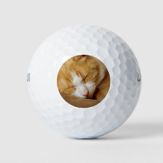Balles De Golf Chaton couchant (Devant)