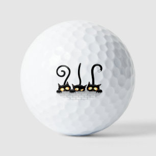 Balles De Golf Chats Naughty, Playful et drôle de personnages