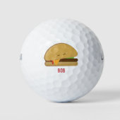 Balles De Golf Cheeseburger Tee Burger (Devant)