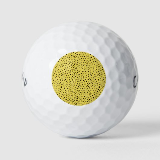 Balles De Golf Cheetah Impression en couleurs naturelles (Devant)