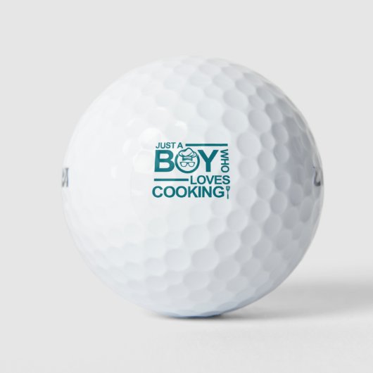 Balles De Golf Chef ! Cuisinez ! Cuisine ! Cadeau pour cuisiniers (Devant)