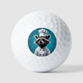 Balles De Golf Chef Raccoon (Recto)