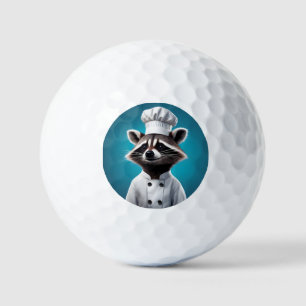Balles De Golf Chef Raccoon